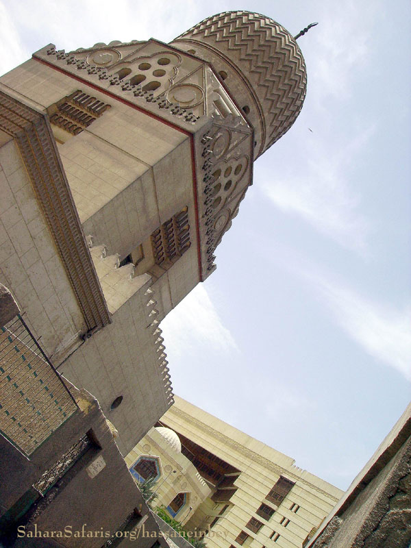 Mausoleum of Hassanein Bey (Pasha) by Hassan Fathy facing the Al Azhar Mashiakha Building
